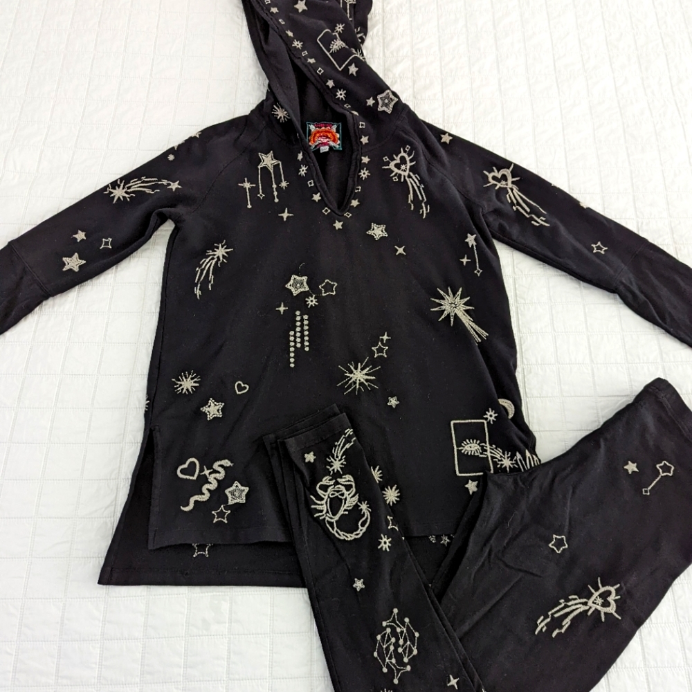 Johnny Was hoodie and leggings set